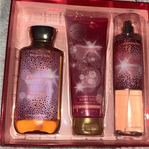 Bath & Body Works Champagne Toast Body Care Trio
